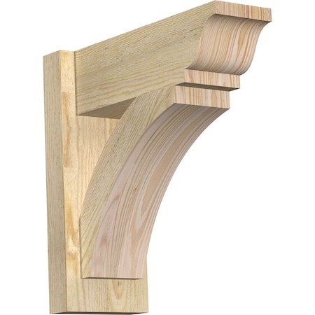 Ekena Millwork Thorton Rough Sawn Traditional Outlooker, Douglas Fir, 6"W x 16"D x 16"H OUT06X16X16THR01RDF